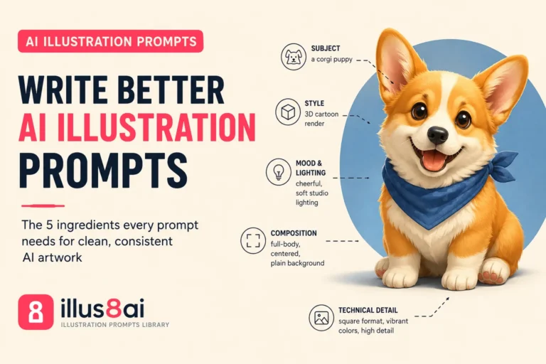 Write better AI Illustration prompts explained